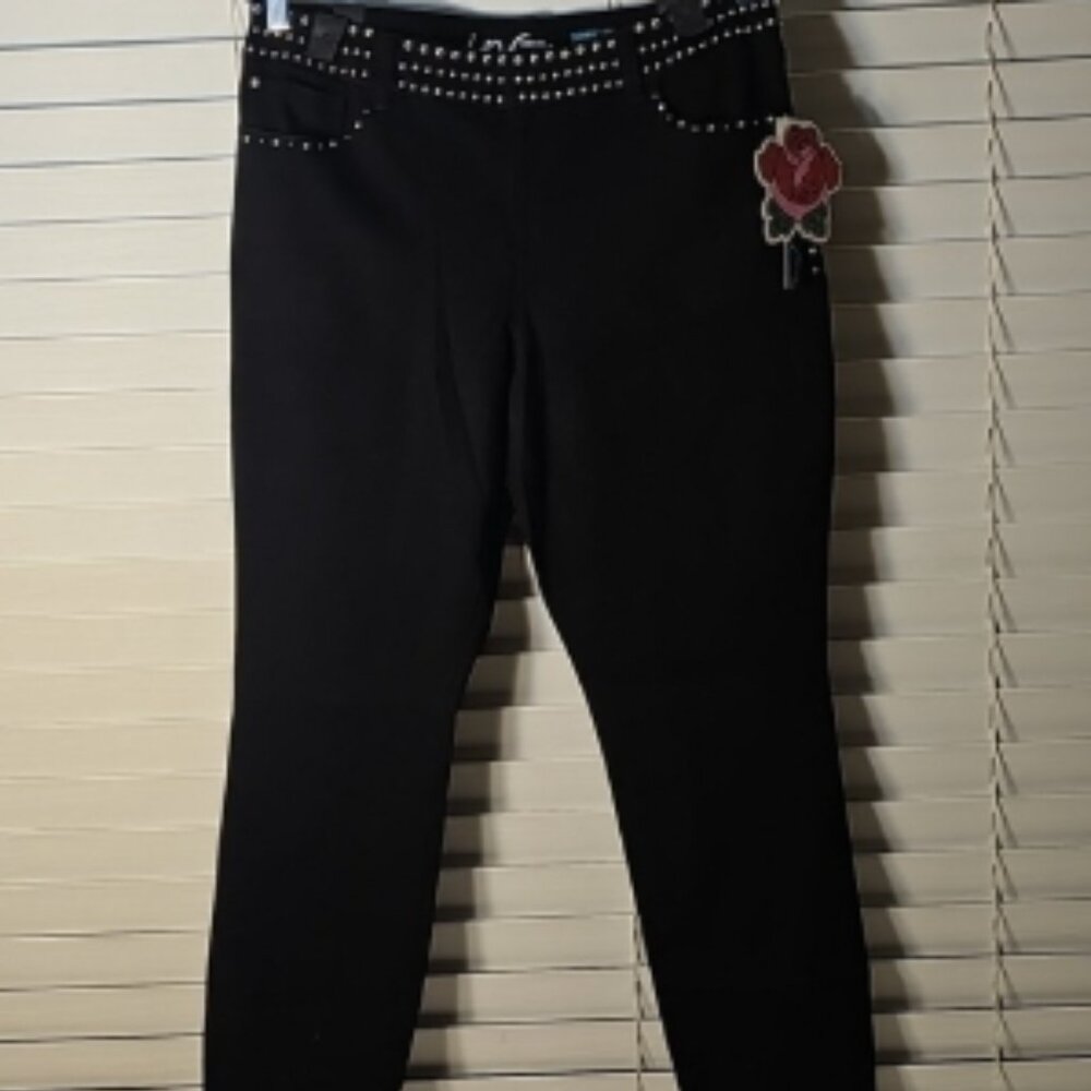 INC Denim Jeans Black Size 12 NWT